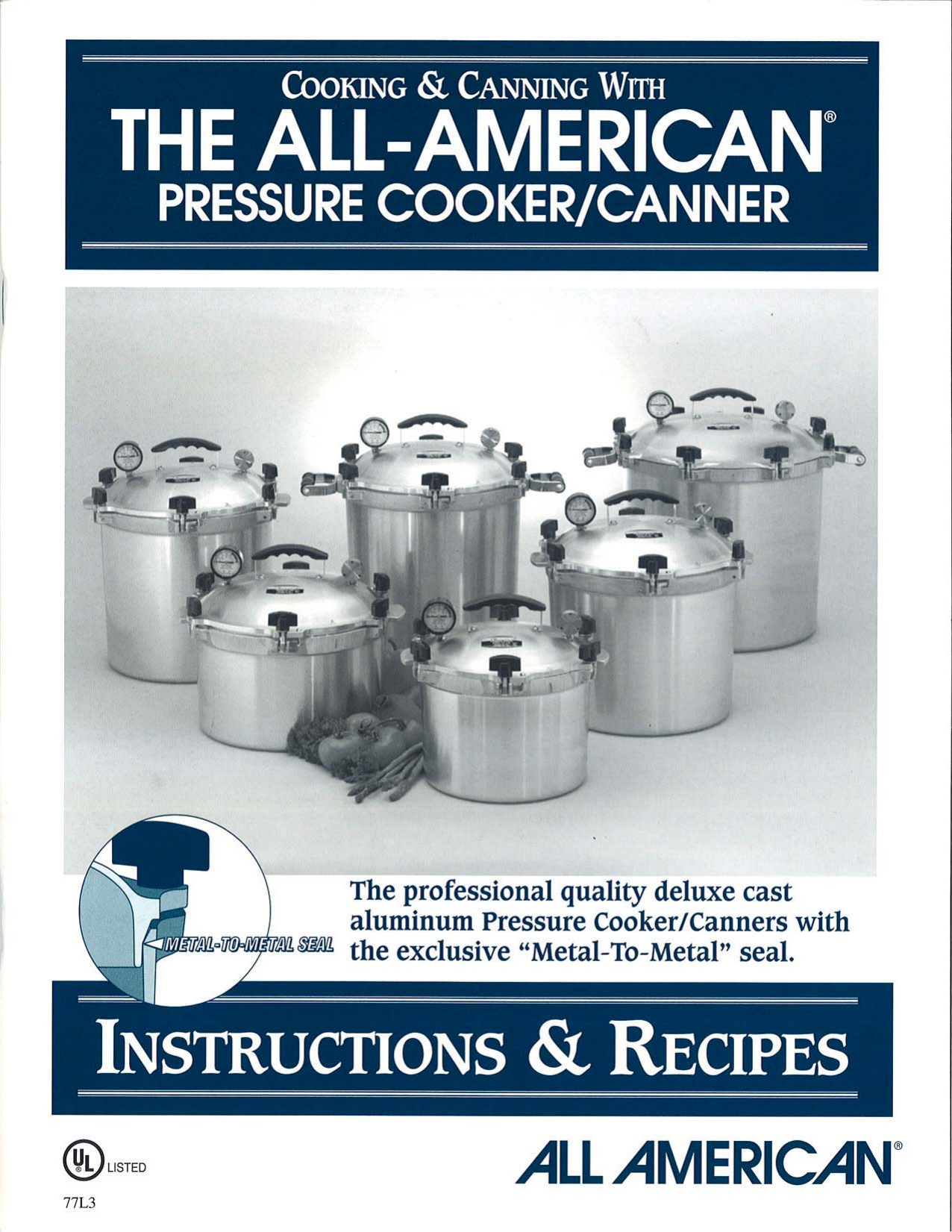 All American Pressure Cooker Manual Manualzz