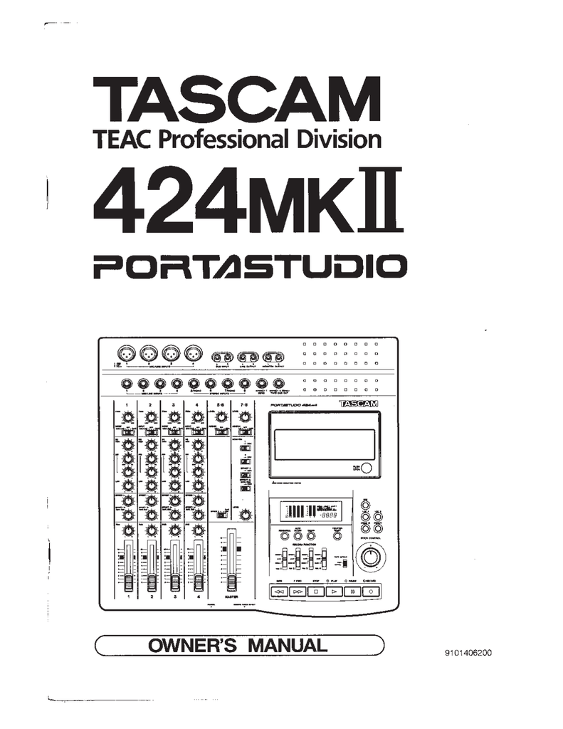 tascam 424 mkii power cord