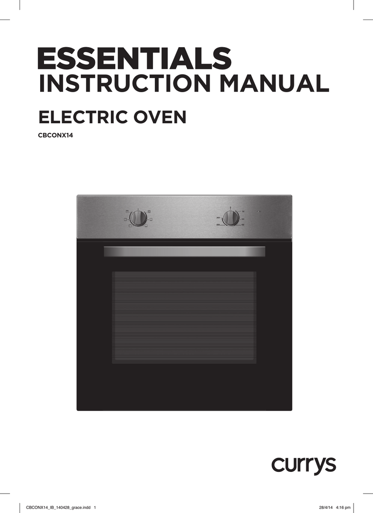 instruction manual electric oven Manualzz
