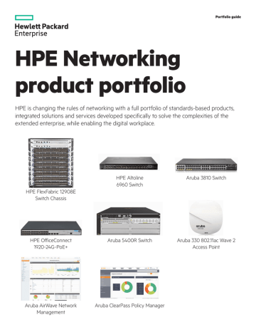 Hpe Working Product Portfolio Manualzz