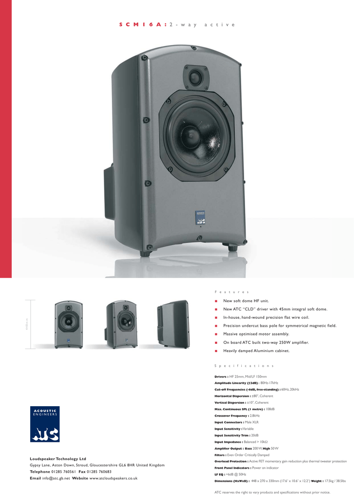 atc loudspeaker technology ltd