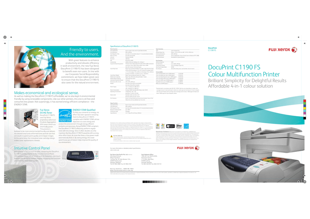 docuprint c1190 fs