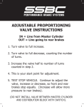SSBC Proportioning Valve Instructions: AI Chat &amp; PDF