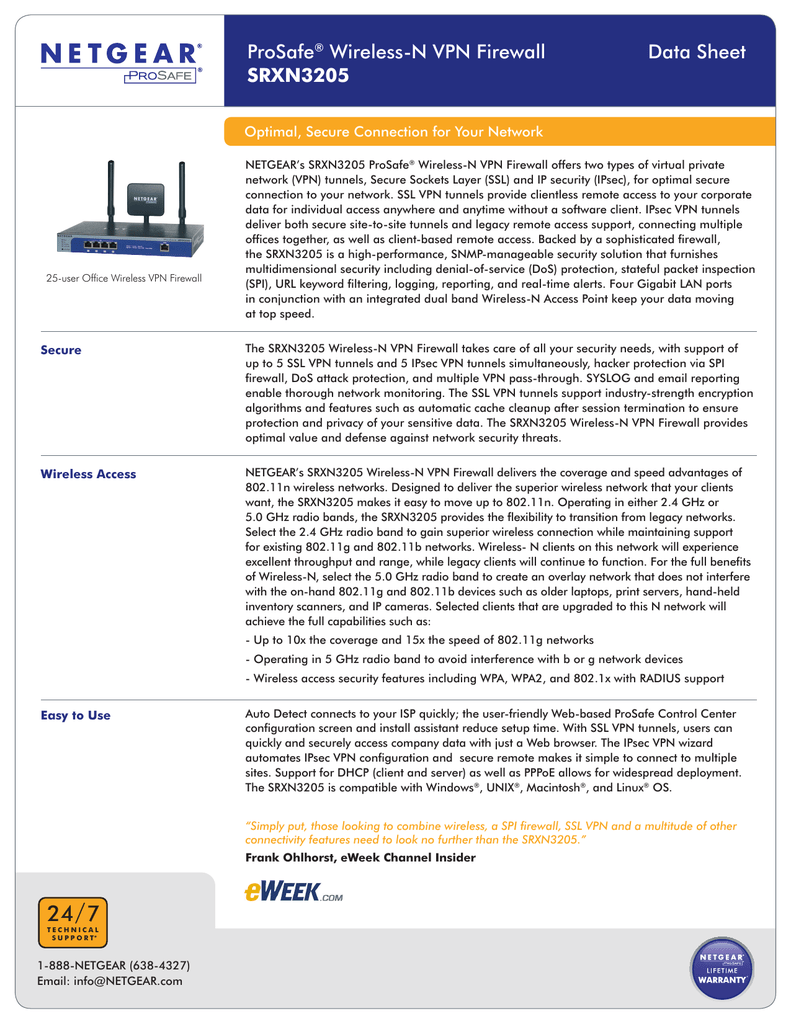 netgear wnda3100 radius security support