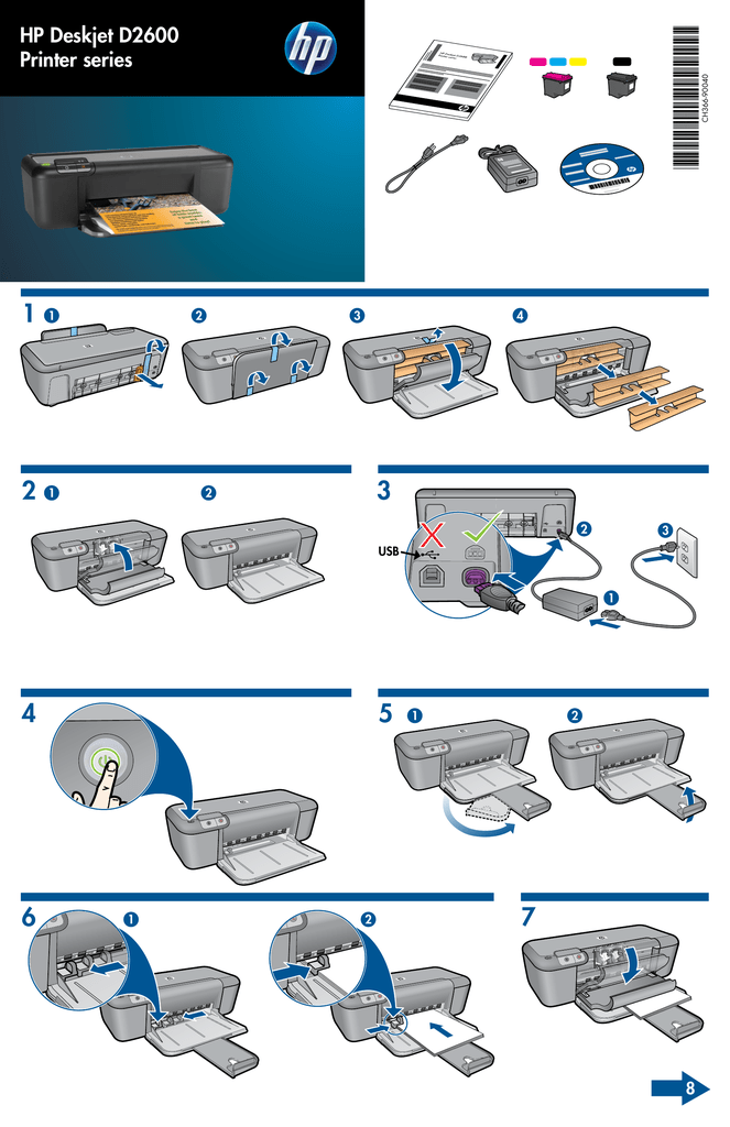 HP DESKJET D2660 Owner's Manual | Manualzz
