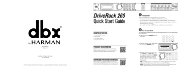 dbx driverack 260 response curve d