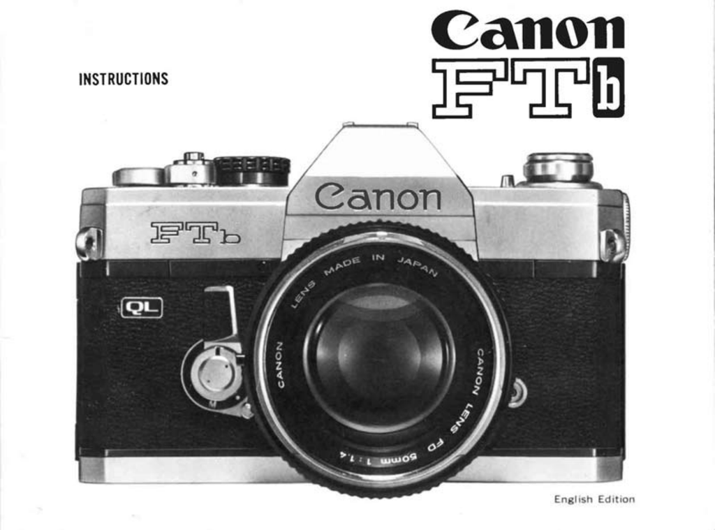 Canon Ftb Manual Manualzz