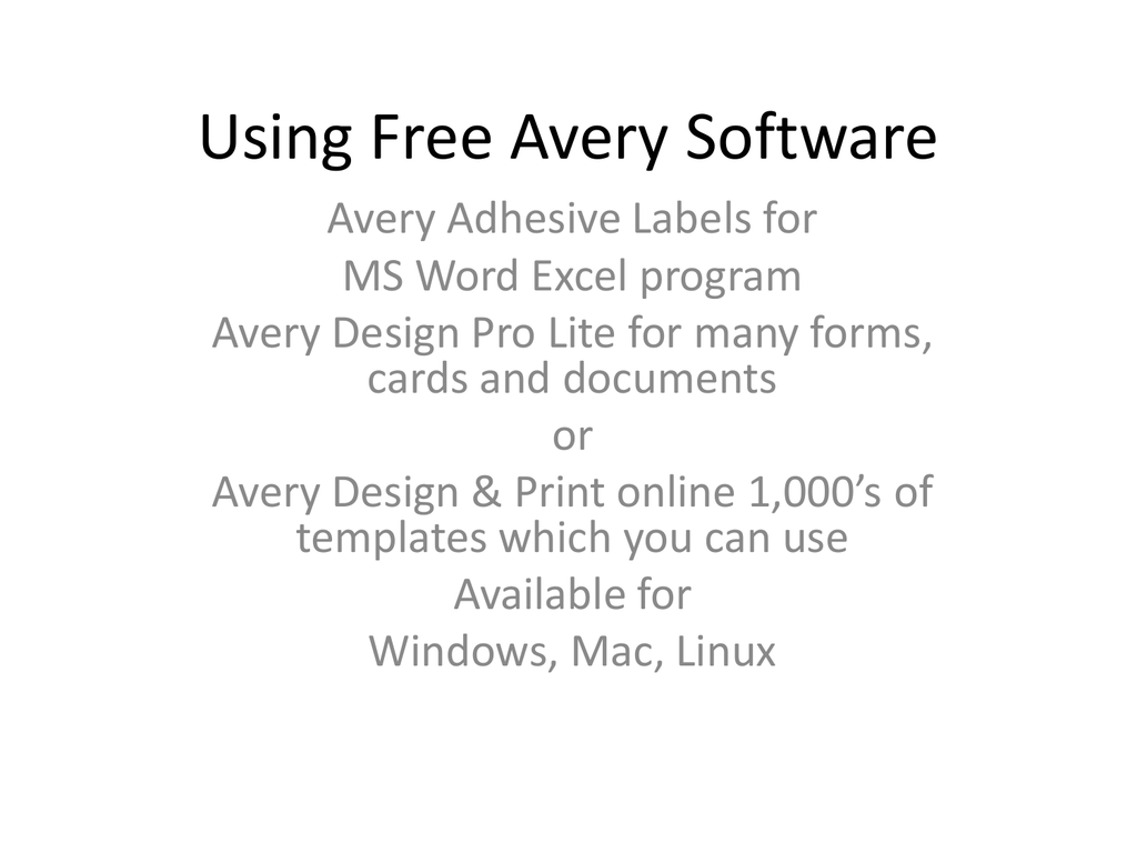 How To Print Avery Labels From Excel On Mac Moplahuman