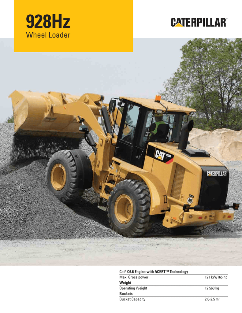 Cat 928hz Manualzz