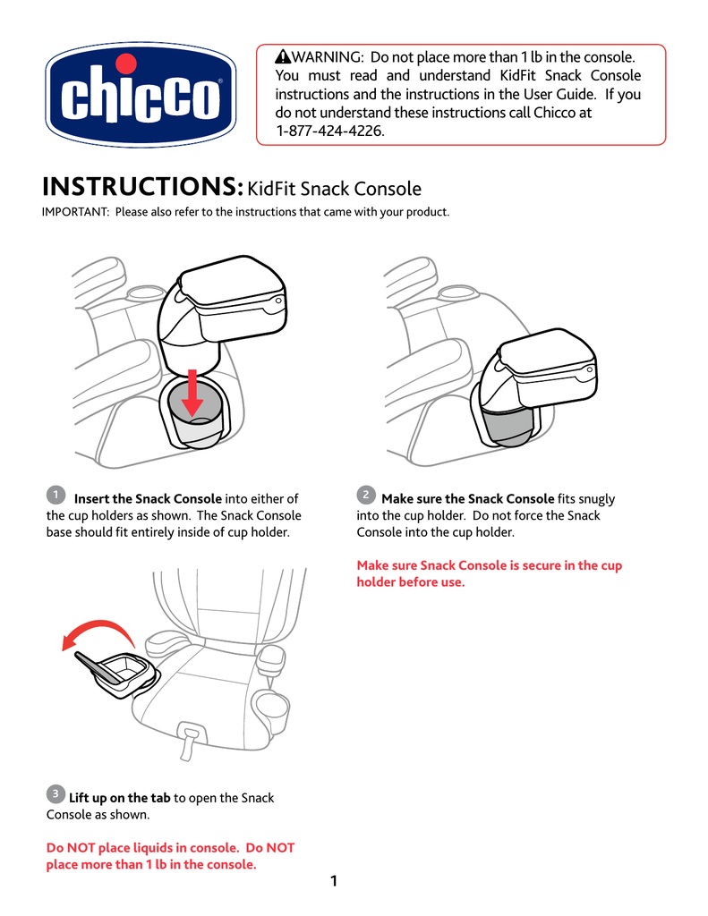 chicco kidfit manual
