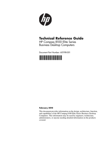 Network Interface Controller Hp Compaq 8100 Elite Convertible Minitower Pc Compaq 8100 Elite Small Form Factor Pc Network Interface Controller