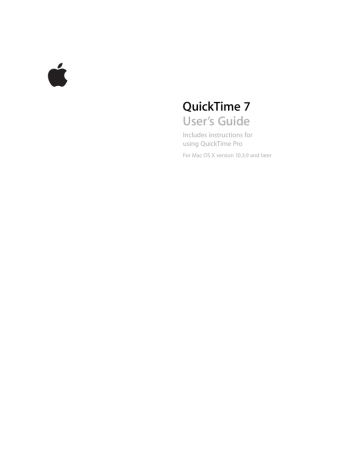 QuickTime 7 User's Guide | Manualzz