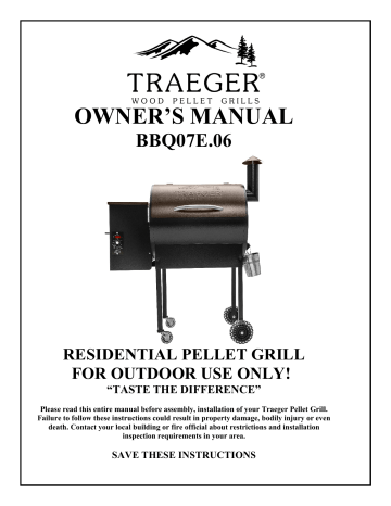 Traeger bbq07e outlet