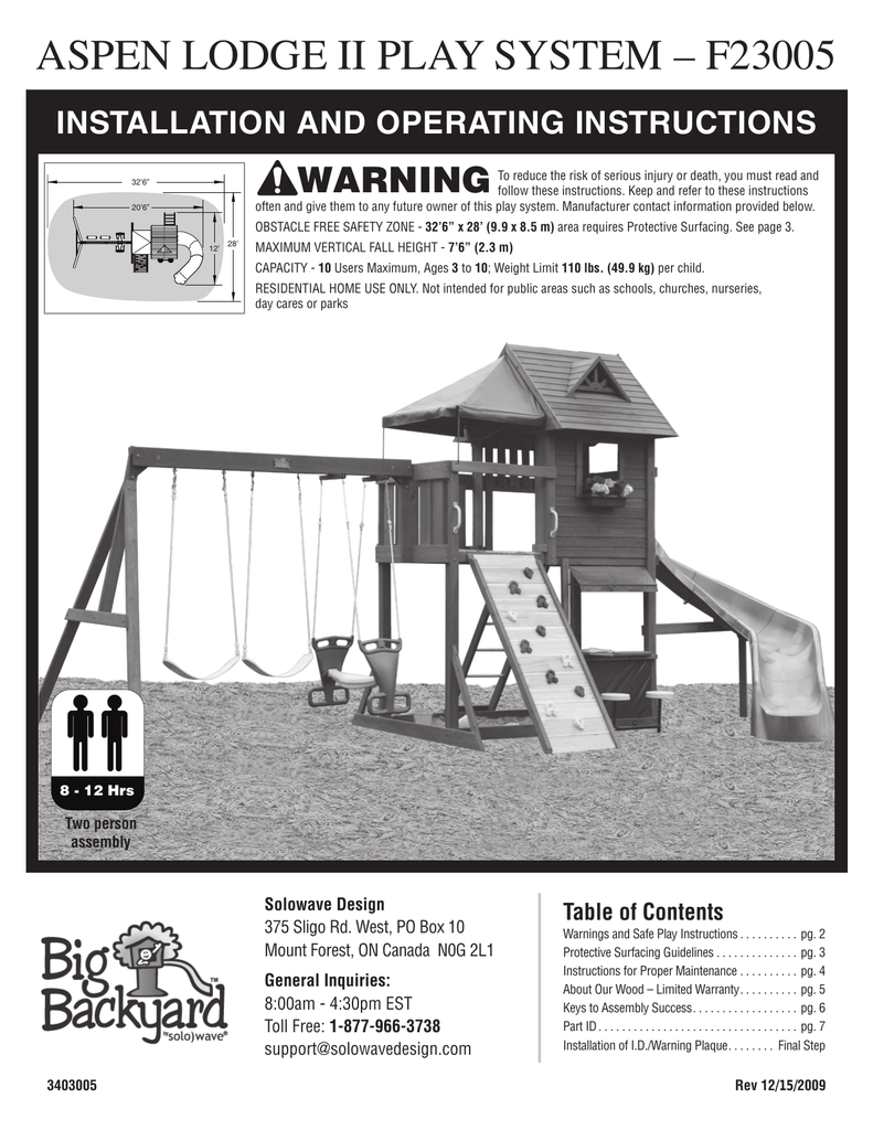 big backyard playset by solowave