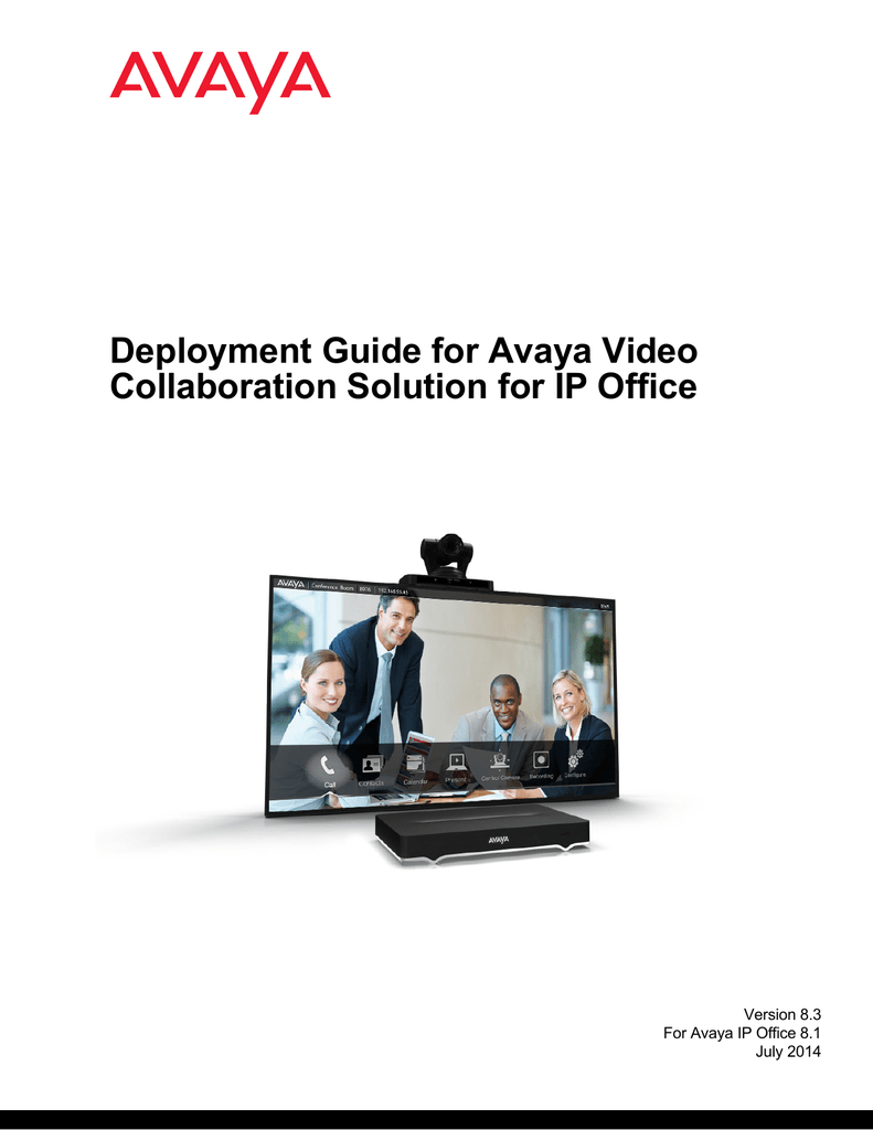 Deployment Guide for Avaya Video Collaboration Manualzz