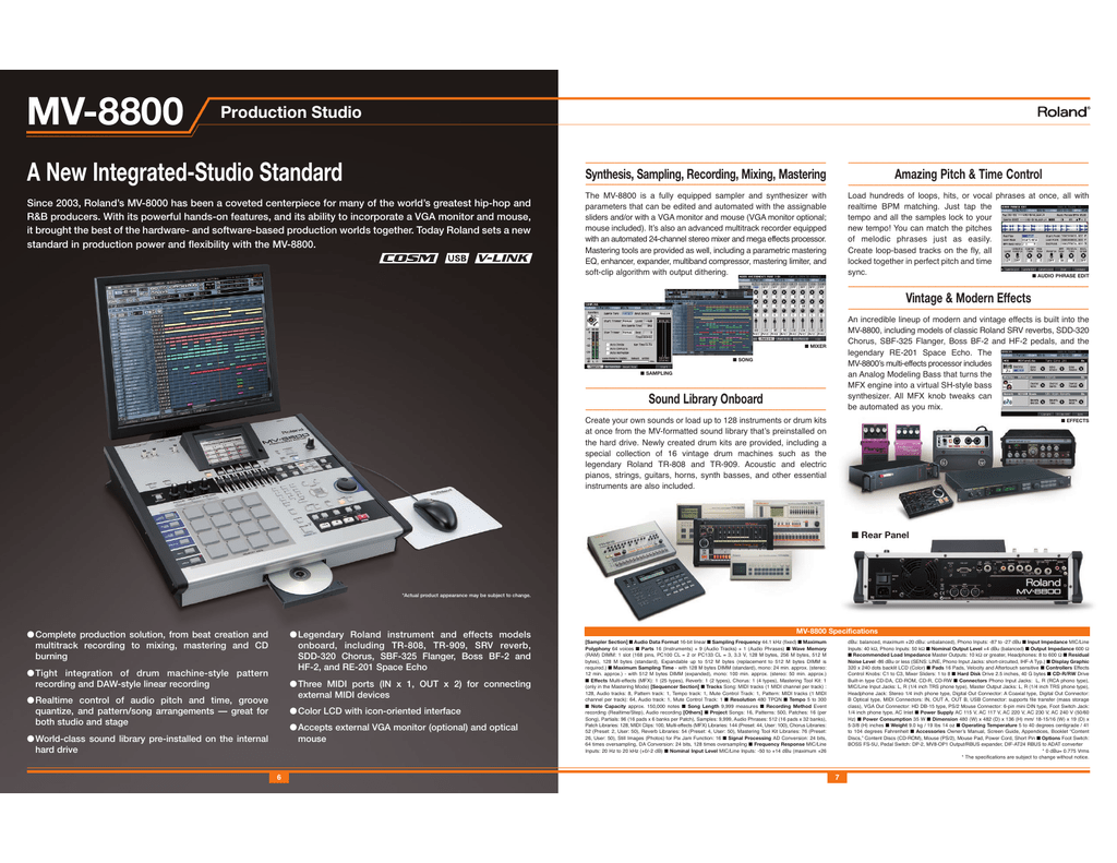 Mv 00 Production Studio A New Integrated Studio Manualzz