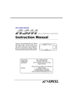 Rev Speed Meter RSM Instruction Manual