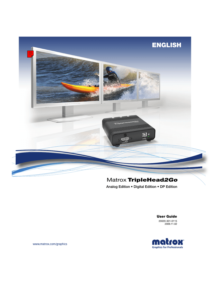 matrox dualhead2go external monitor video controller