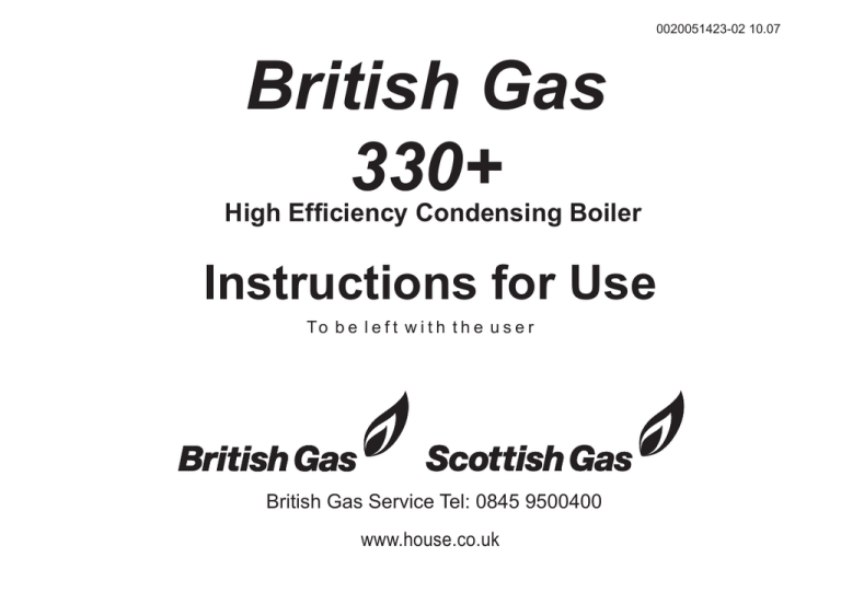 British Gas 330+ free boiler manuals Manualzz