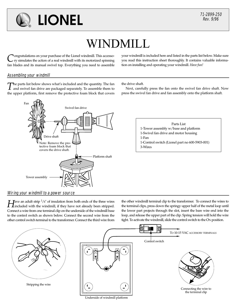 Wire The Switch In As Shown Below
