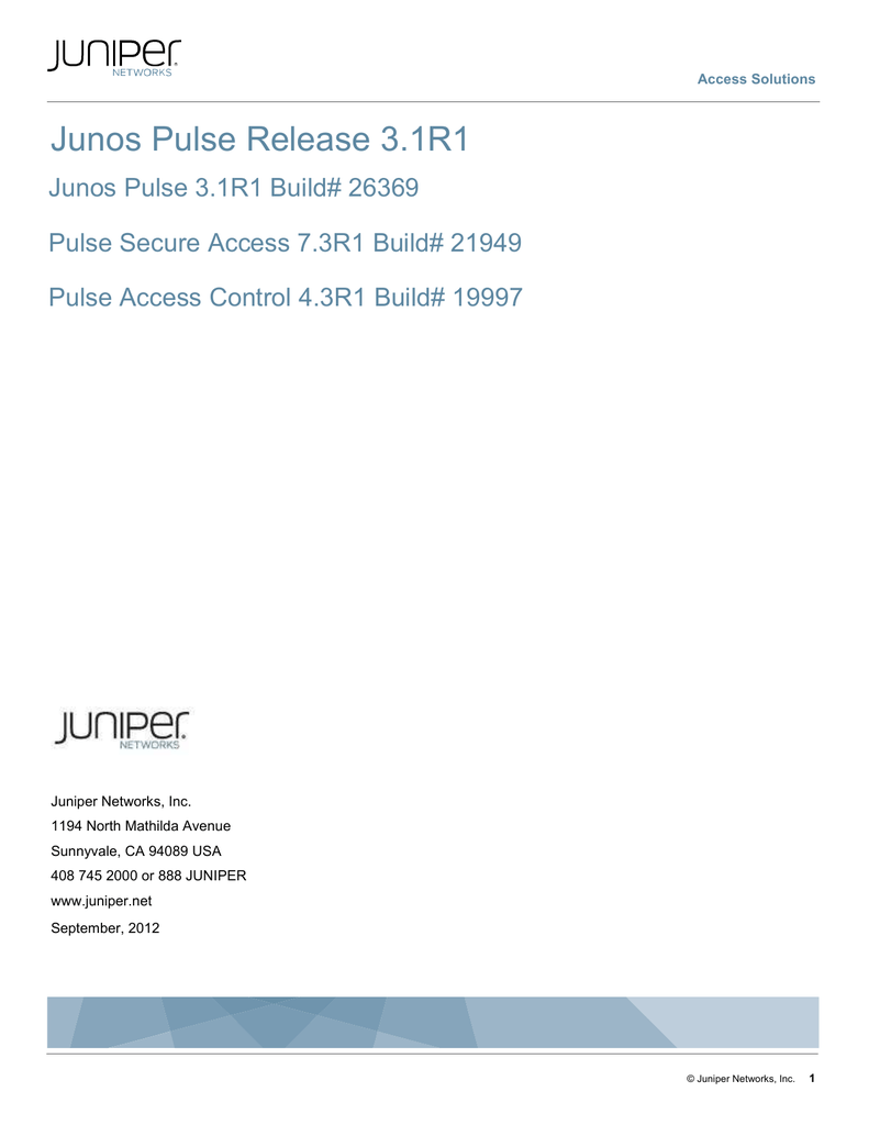 Pulse Secure Windows 10