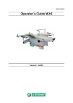 Altendorf WA6 Operator's Guide