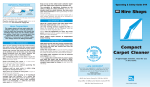 HSS 58302, 58309 Carpet Cleaner Operating Guide | AI Chat &amp; PDF Access