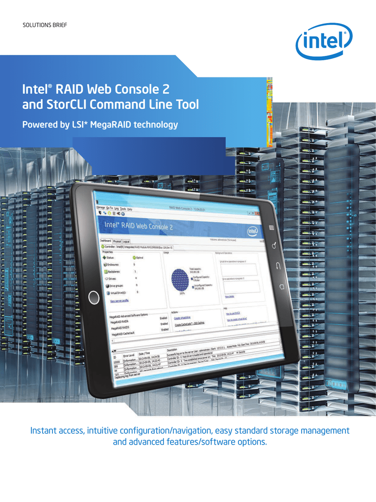 Raid web console. Intel Raid Console инструкция на русском. Как создать Raid в Intel Console.