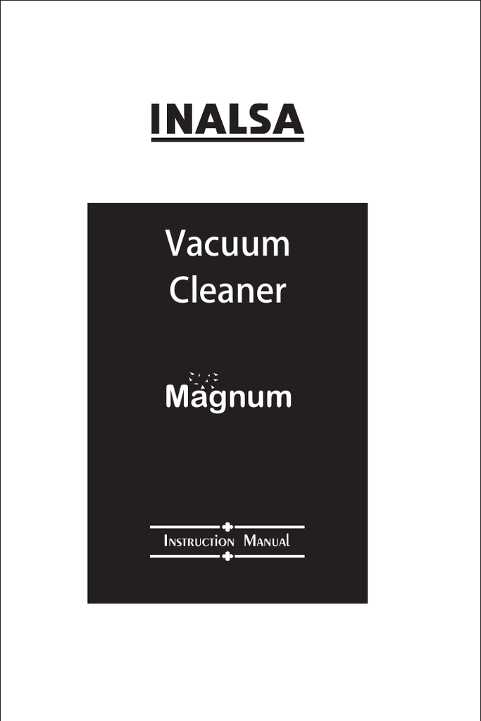 Inalsa Magnum Instruction manual | Manualzz