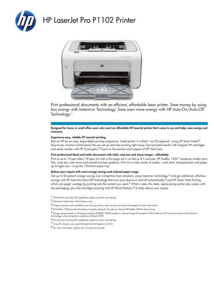 windows 10 hp printer p1102 problems