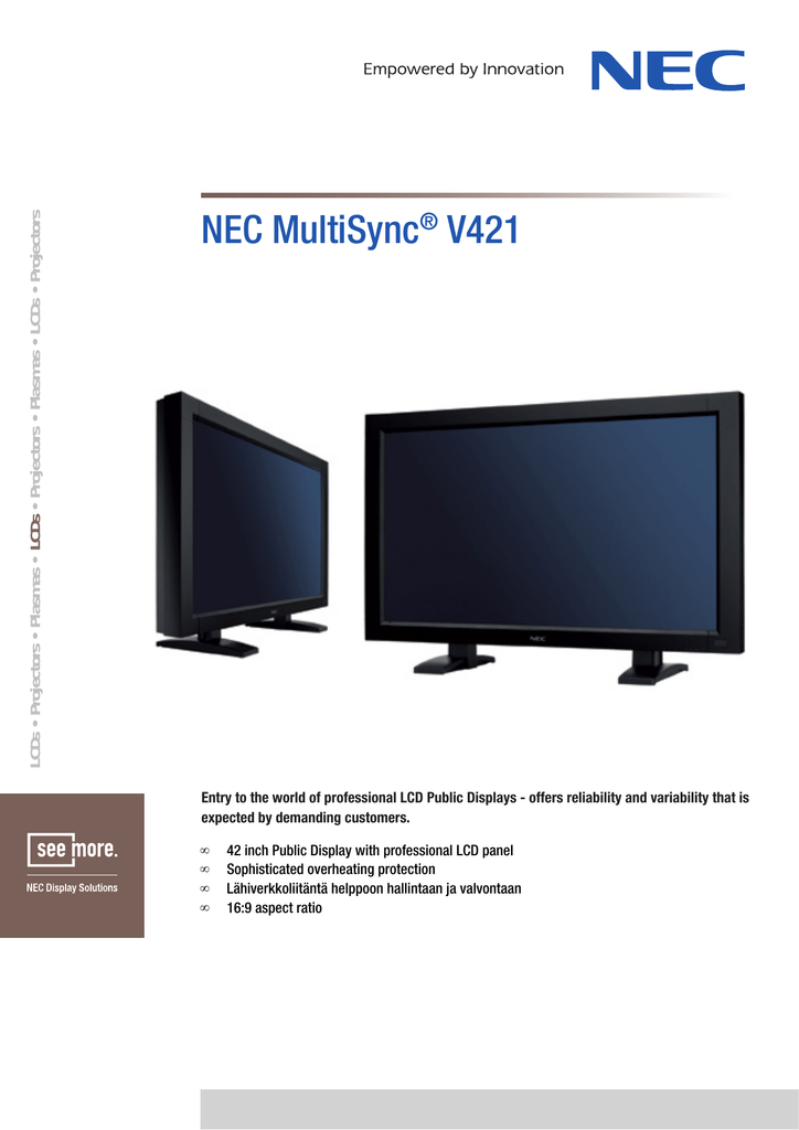 nec multisync v421