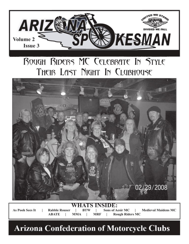 May 09 Arizona Confederation Of Motorcycle Clubs Manualzz