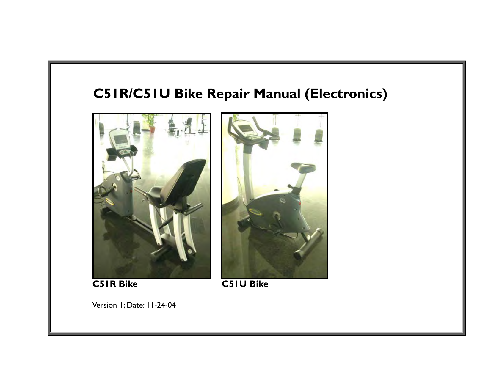 SportsArt C51U Repair manual Manualzz