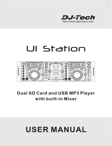 DJ-Tech UI Station User manual | Manualzz