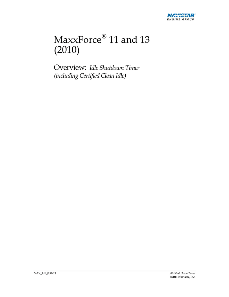 Idle Shutdown Timer Manualzz