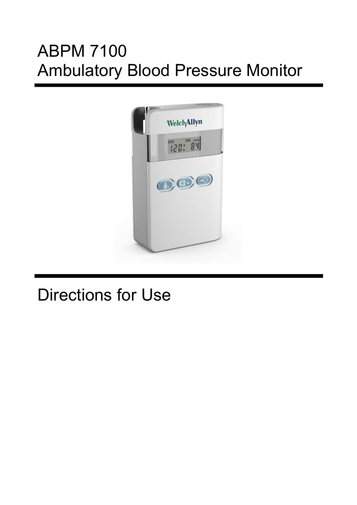 ABPM 7100 Ambulatory Blood Pressure Monitor