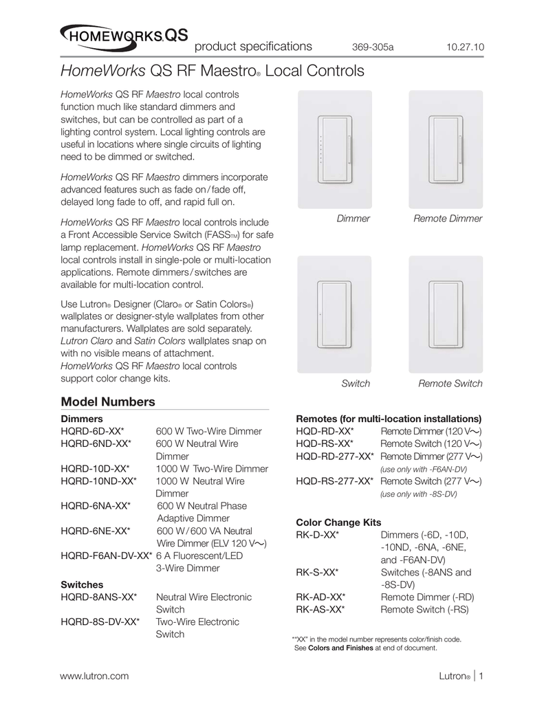 Product Specifications Manualzz