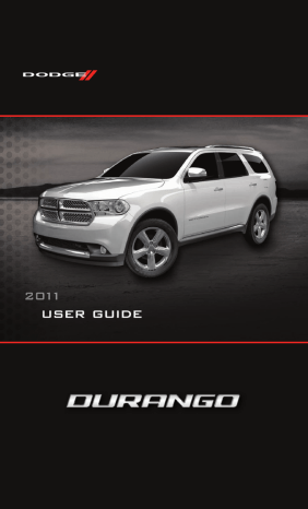 Dodge Durango 2011 User guide | Manualzz