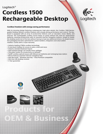 Cordless 1500 Rechargeable Desktop | Manualzz