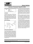 Microchip PIC12C508 Thermostat Application Note | AI Chat &amp; PDF Access