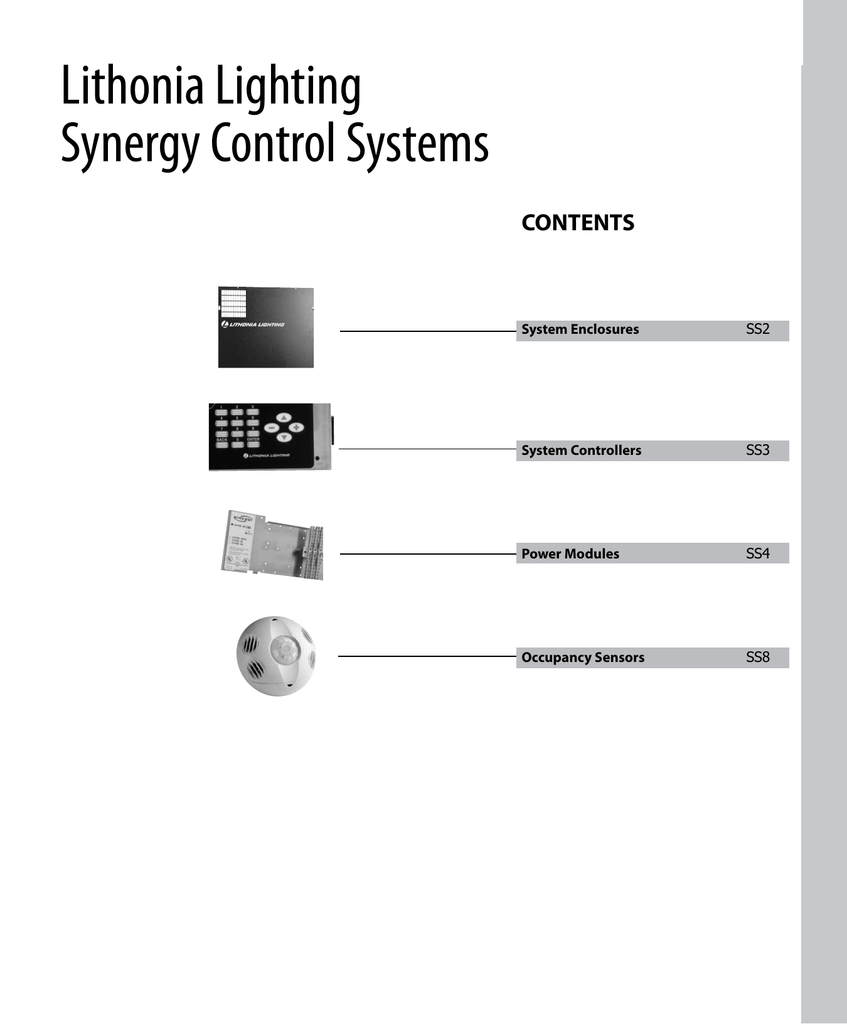 Lithonia Synergy Lighting Control Panel Shelly Lighting