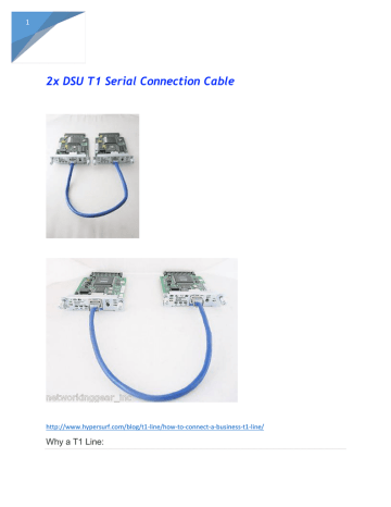 how to make a t1 loopback cable