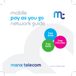 Manx Telecom Pay As You Go Mobile Network Guide