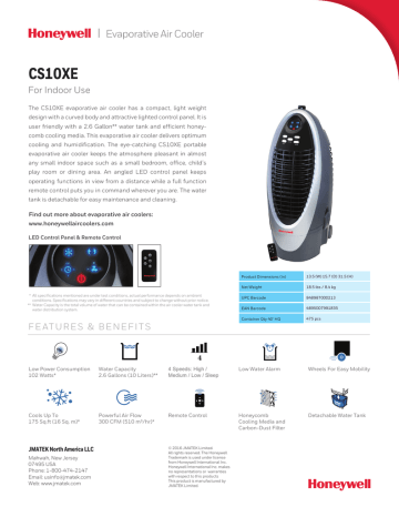 Portable Evaporative Cooler Dimensions 