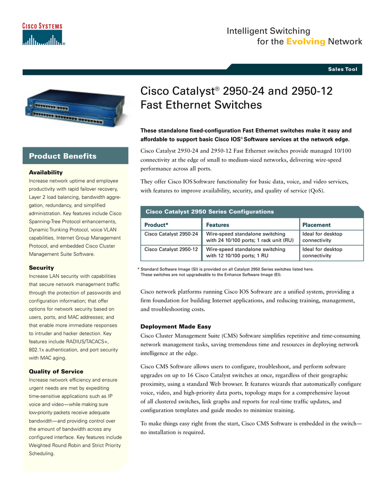 cisco 2950 switch cost