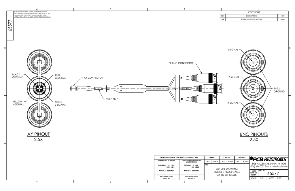 Pinout Drawing