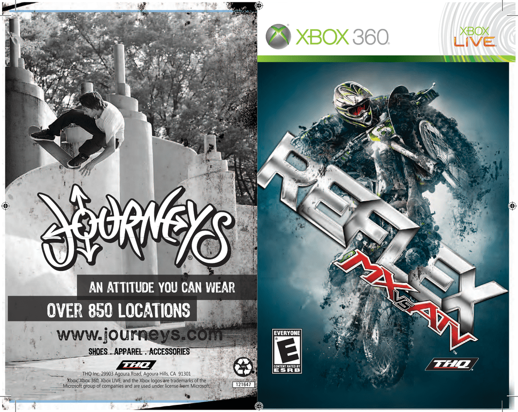 Mx Vs Atv Reflex Microsoft Xbox 360 Manual Manualzz