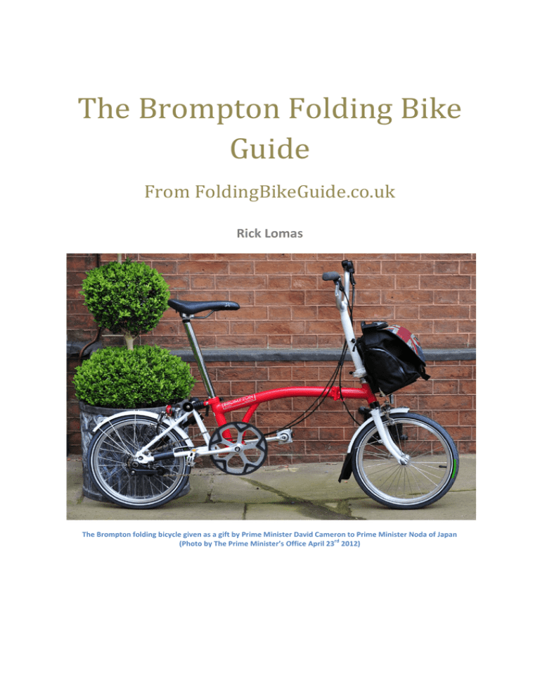 brompton bike models explained