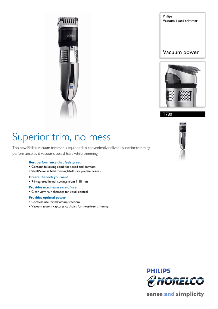 no mess beard trimmer