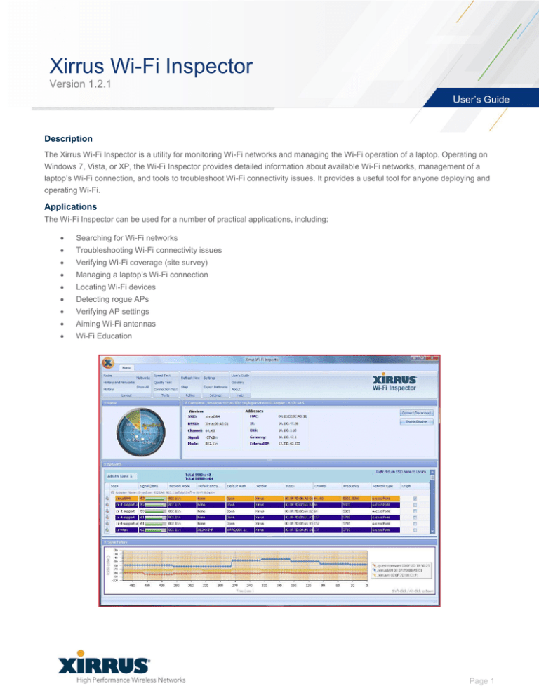 Xirrus Wifi Inspector Download Mac